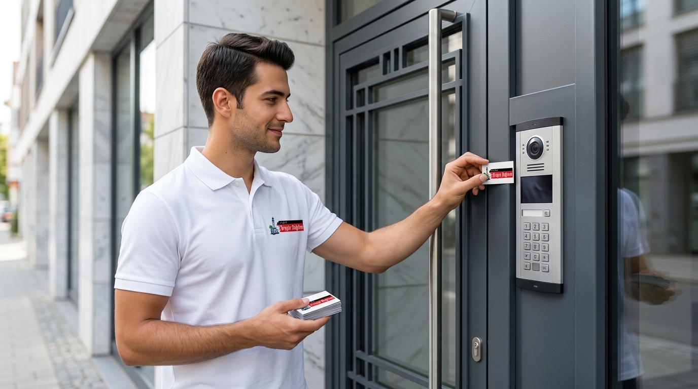 Magnet Dağıtımı (Apartman Giriş Kapıları)